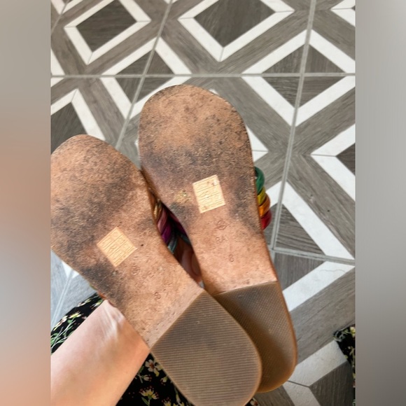 RAYE Ziggy Sandal in Multi Rainbow, size 8 - Picture 5 of 5